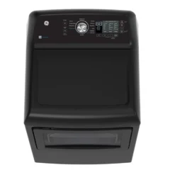 GE Ensemble laveuse sécheuse, Noir, Chargement par le haut
