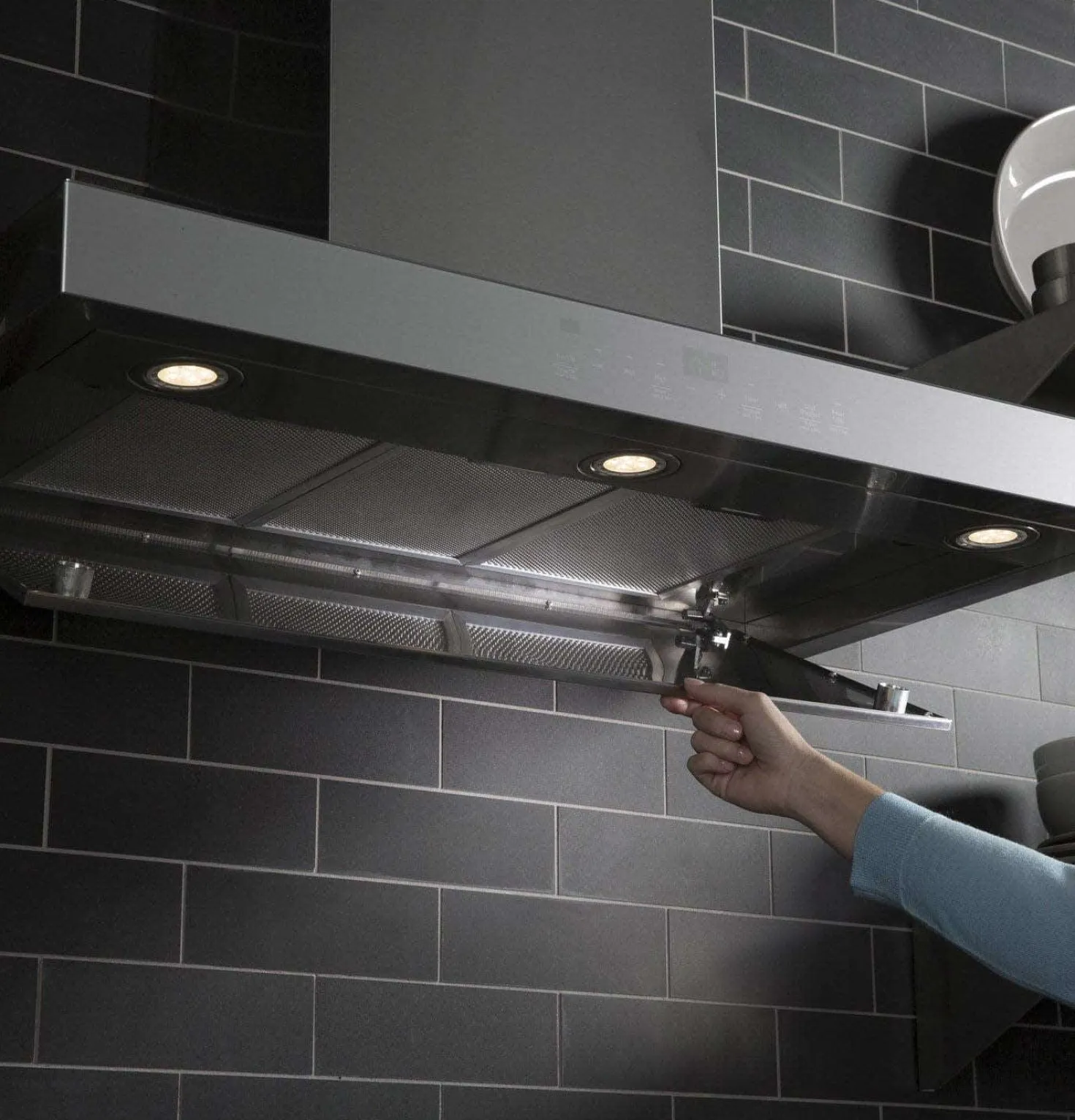 GE Hotte Cheminée Acier inoxydable 36" , 610 PI3/MIN-UVW9361SLSS
