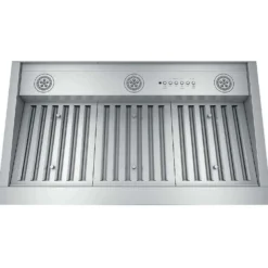 GE Hotte Encastré Acier inoxydable 34.25" , 610 PI3/MIN-UVC9360SLSS