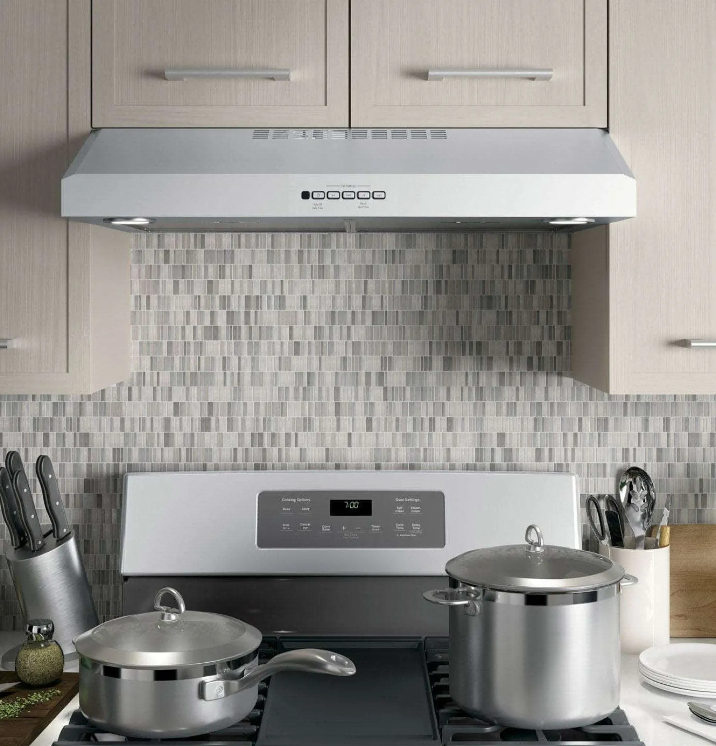 GE Hotte Standard Acier inoxydable 30" , 310 PI3/MIN-JVX5300SJSSC