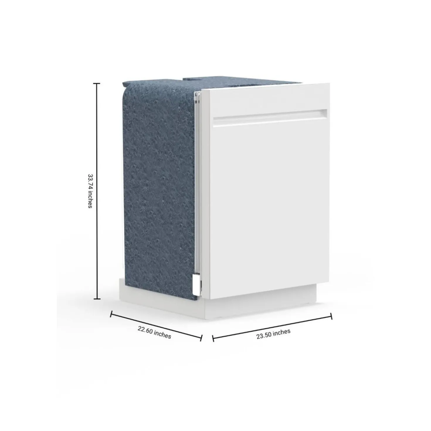 GE Lave-vaisselle Encastré Blanc 24" 50dB - GBT500SGVWW