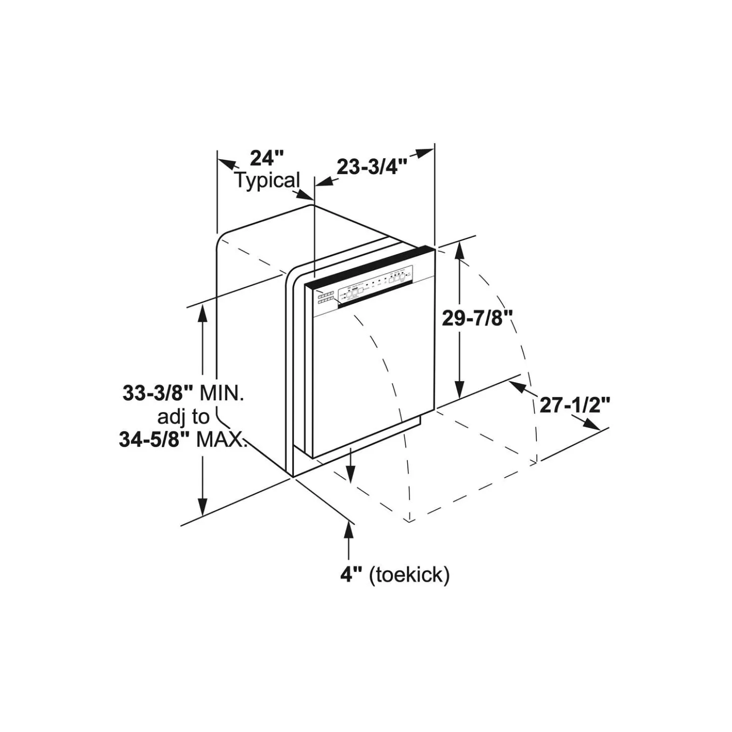 GE Lave-vaisselle Encastré Blanc 24" 59dB - GDF510PGRWW