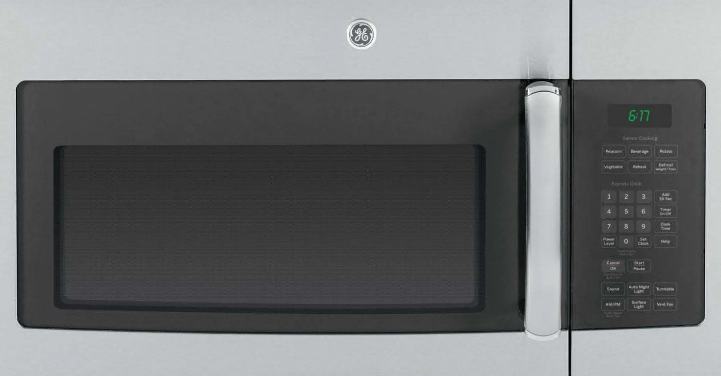 GE Micro-ondes/hotte 1,6 pi3, Acier inoxydable, 30", 300