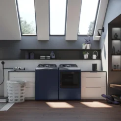 GE Profile Laveuse Chargement par le haut Bleu saphir 28