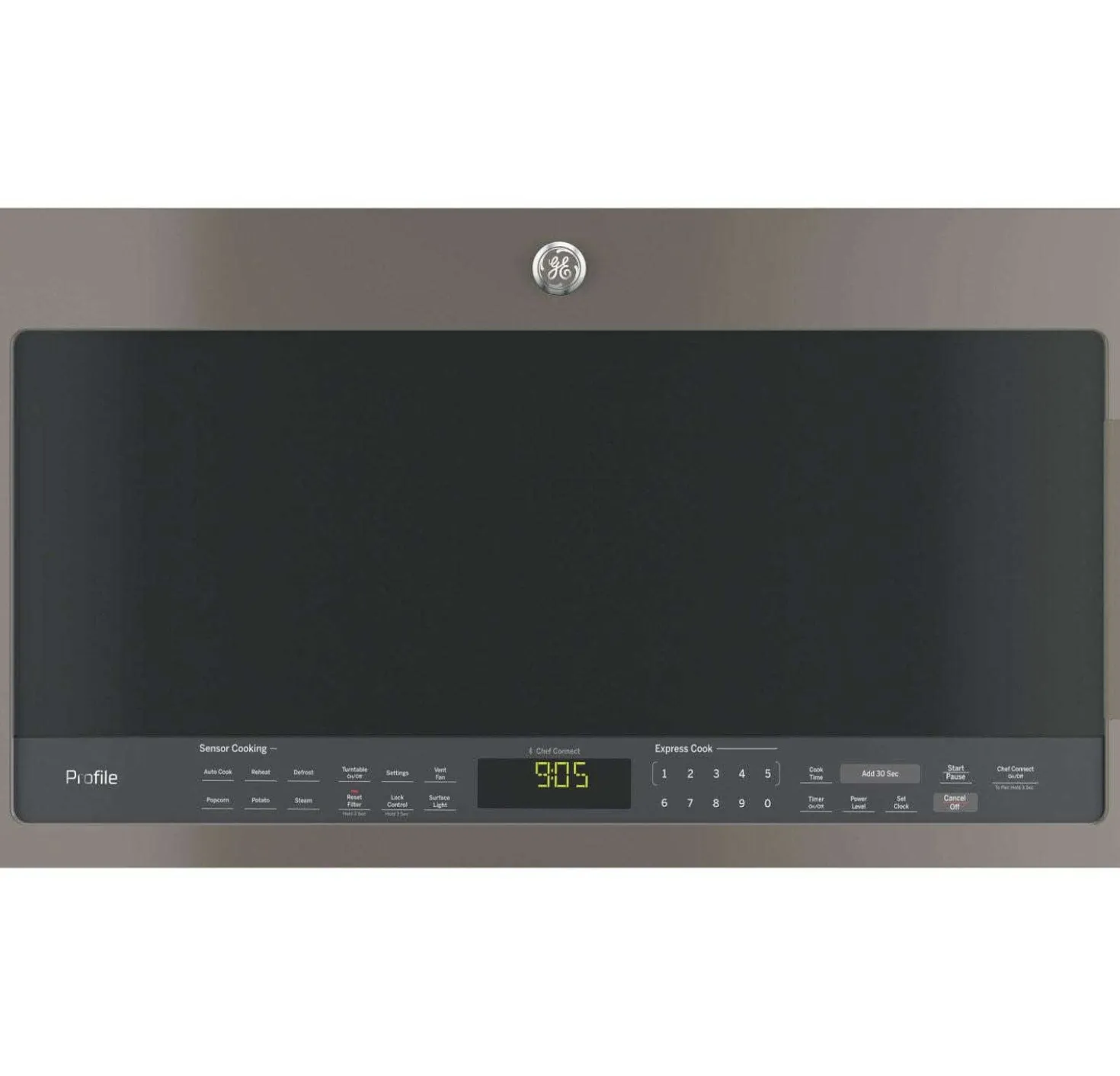 GE Profile Micro-ondes/hotte 2,1 pi3, Ardoise, 30", 400