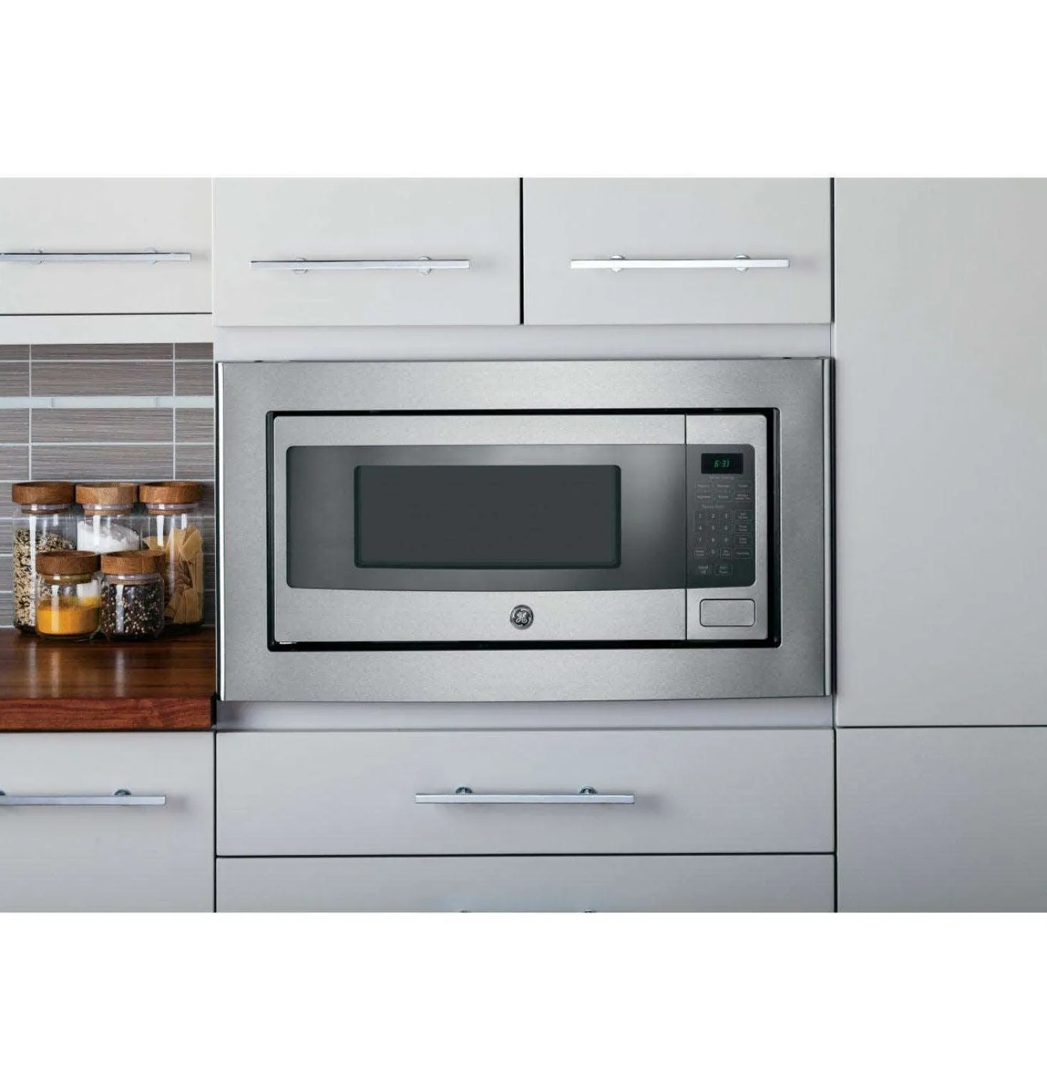 GE Profile Micro-ondes 1,1 pi3 Acier inoxydable24" PEM10SFC