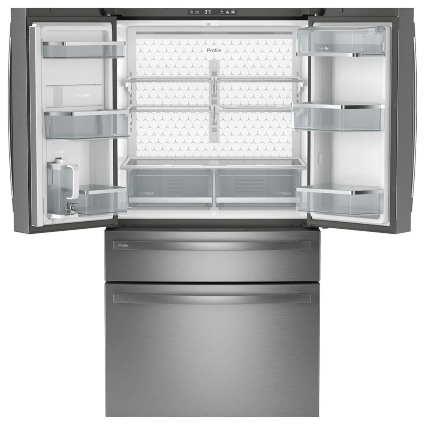 GE Profile Réfrigerateur 28,7 pi3 36 po Inox Portes françaises - PGE29BYTFS