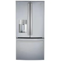 GE Profile Réfrigérateur 17,5 pi3 33 po Inox Portes françaises - PYE18HYRCFS