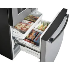GE Profile Réfrigérateur 17,5 pi3 33 po Inox Portes françaises - PYE18HYRCFS