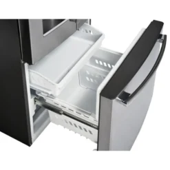 GE Profile Réfrigérateur 17,5 pi3 33 po Inox Portes françaises - PYE18HYRCFS