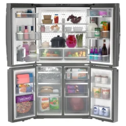 GE Profile Réfrigérateur 28,4 pi3 36 po Inox Portes françaises - PAD28BYTFS
