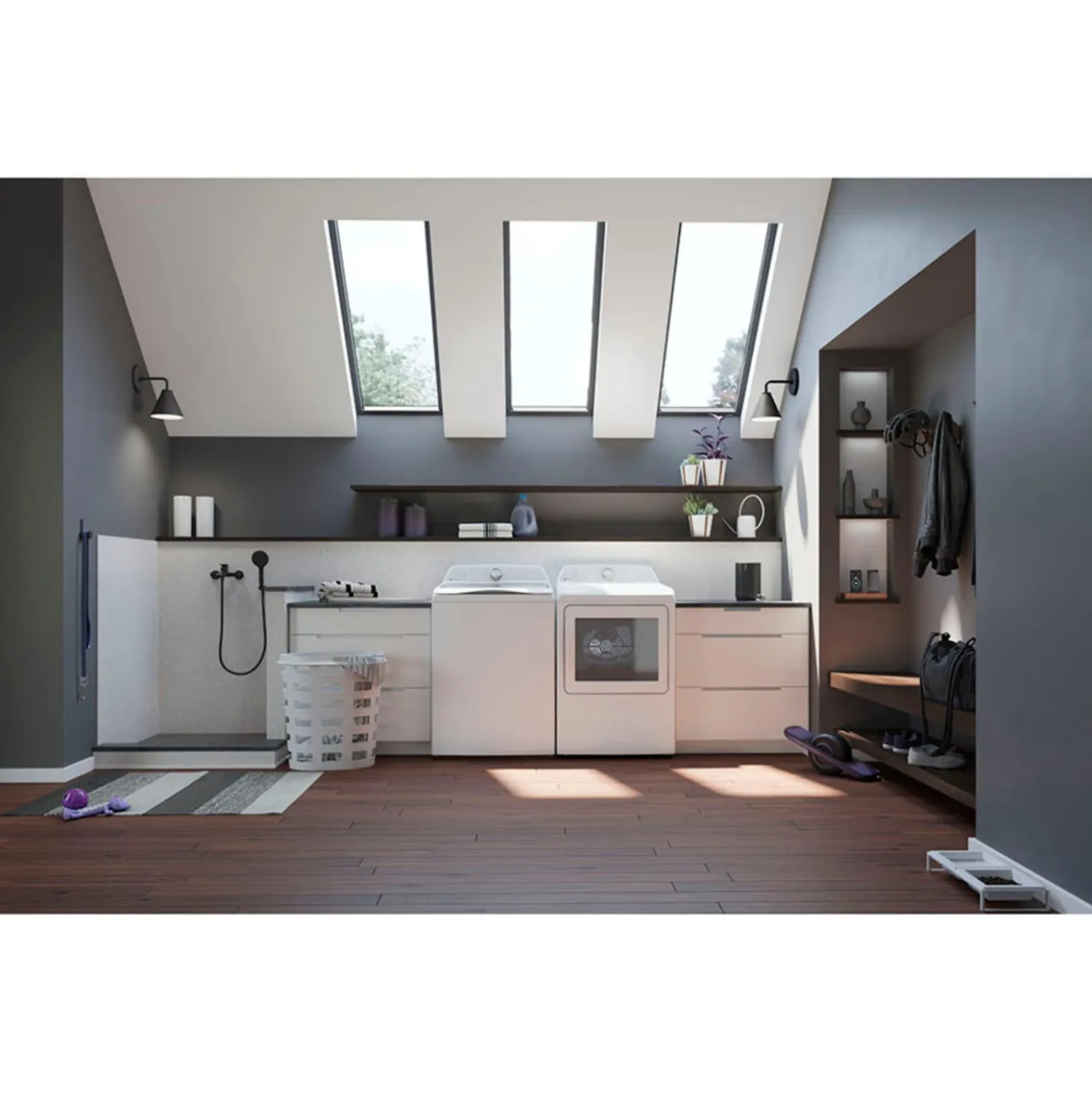 GE Profile SécheuseBlanc 27" - PTD60GBSRWS