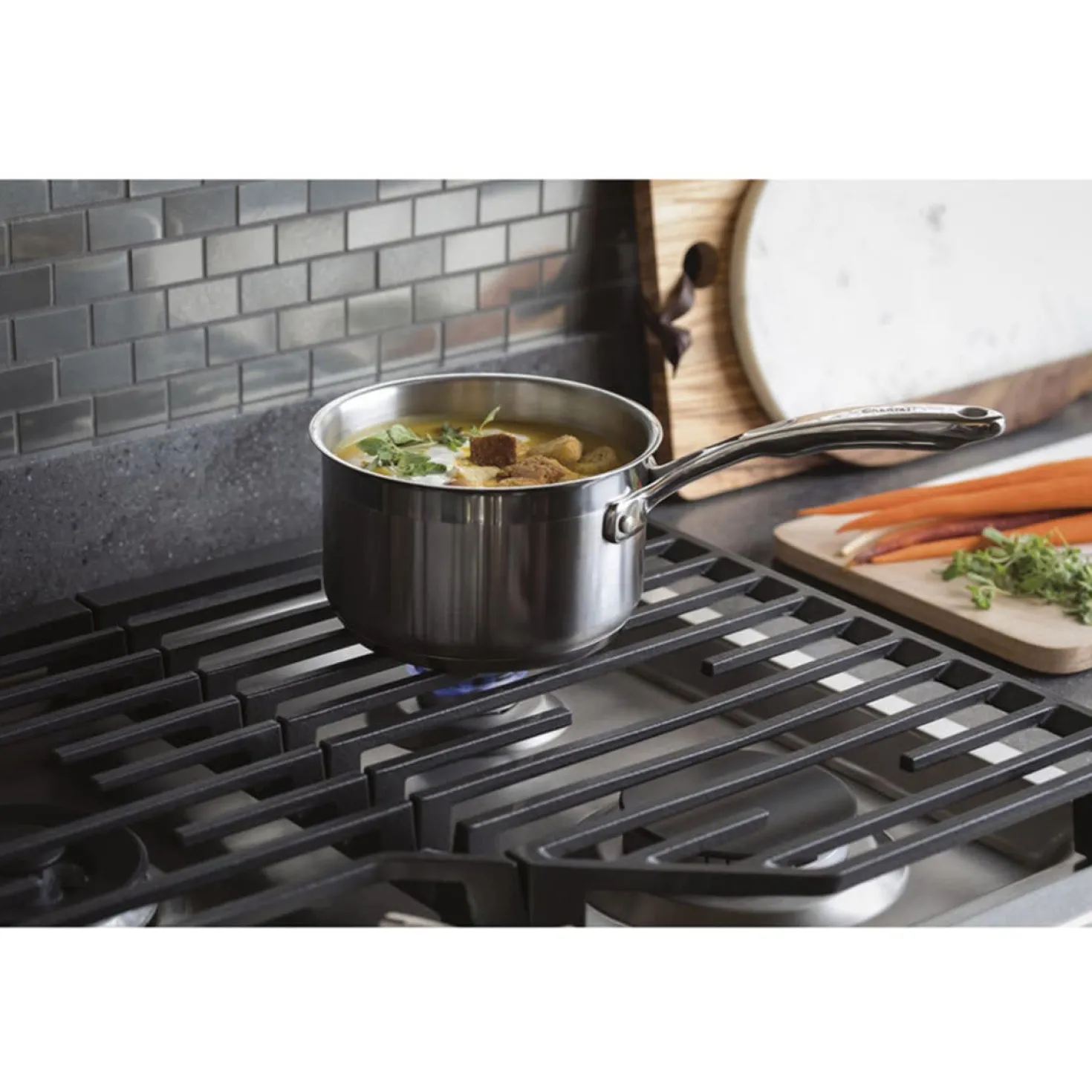 GE Profile Table de cuisson Gaz Acier inoxydable 30" Acier inoxydable - PGP9030SLSS