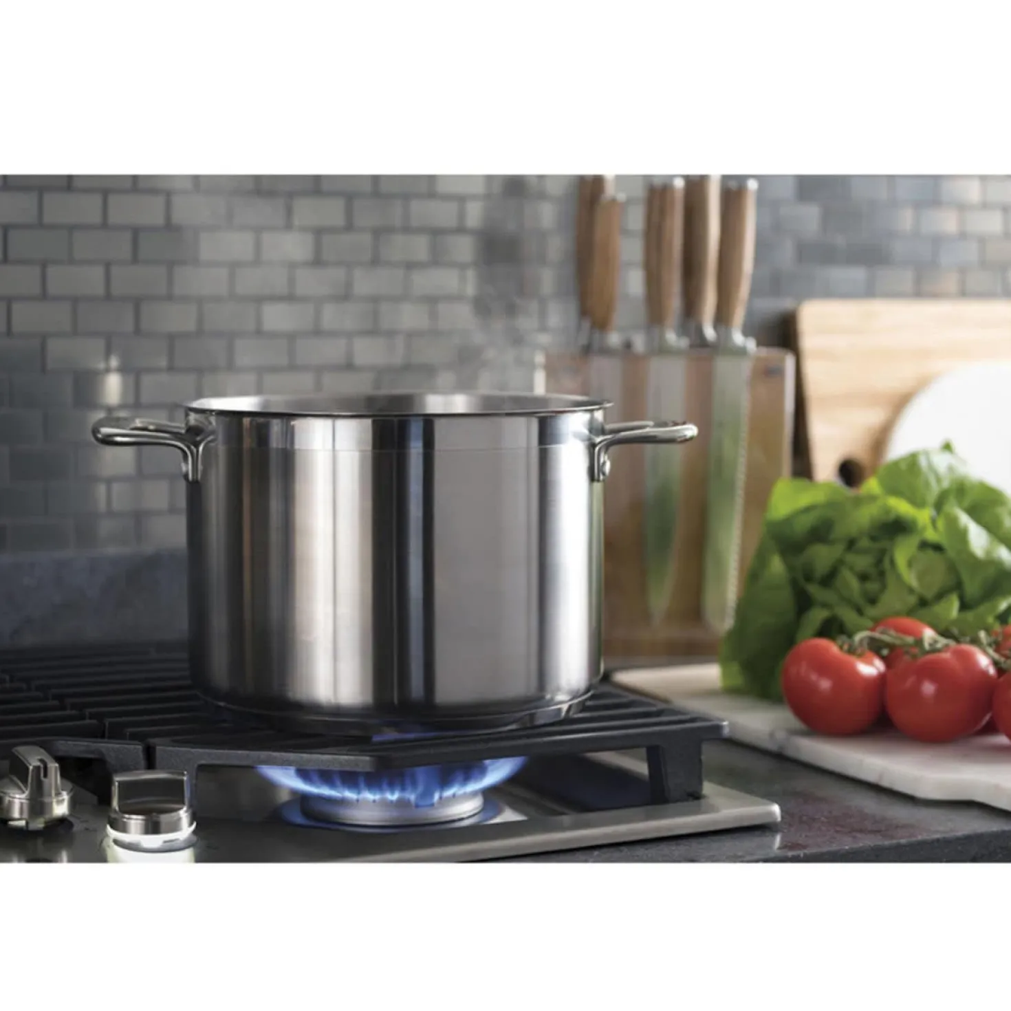 GE Profile Table de cuisson Gaz Acier inoxydable 30" Acier inoxydable - PGP9030SLSS