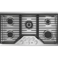 GE Profile Table de cuisson Gaz Acier inoxydable 36" Acier inoxydable - PGP9036SLSS