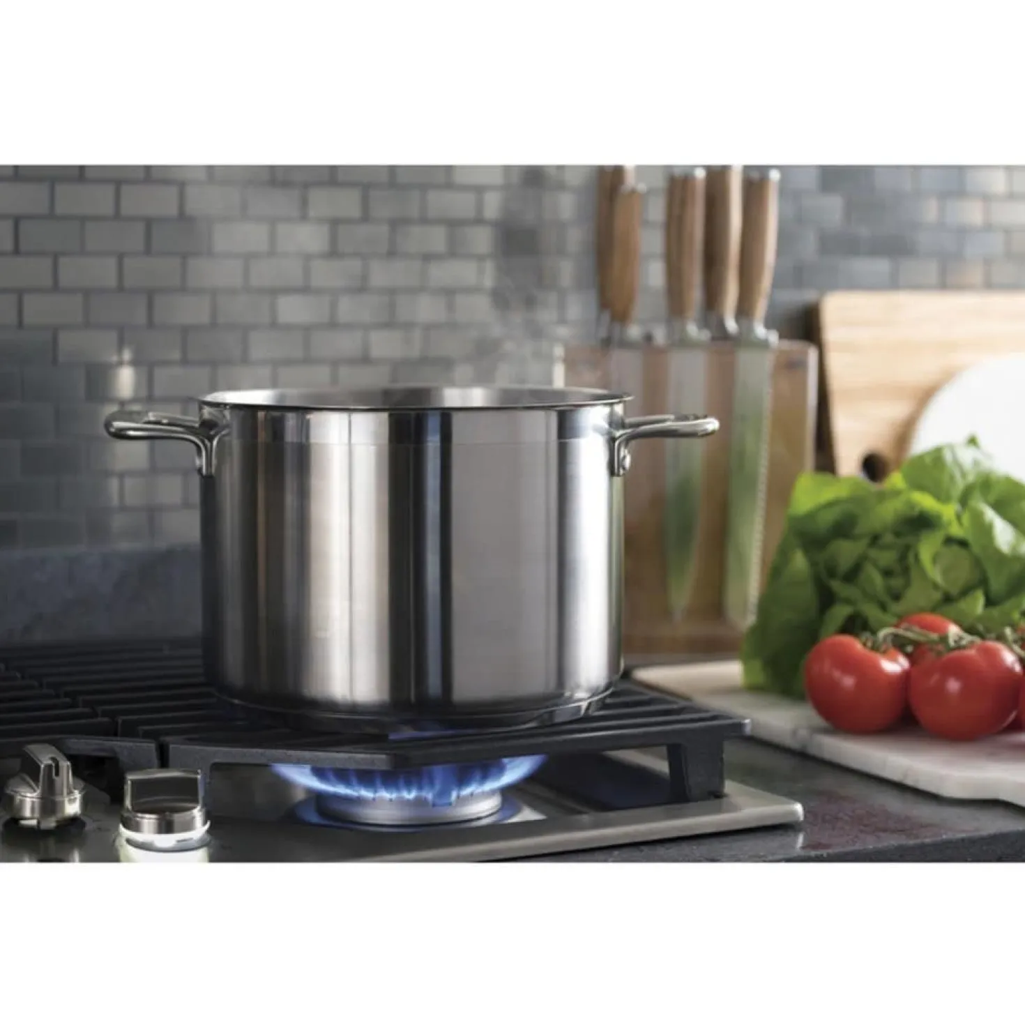GE Profile Table de cuisson Gaz Acier inoxydable 36" Acier inoxydable - PGP9036SLSS