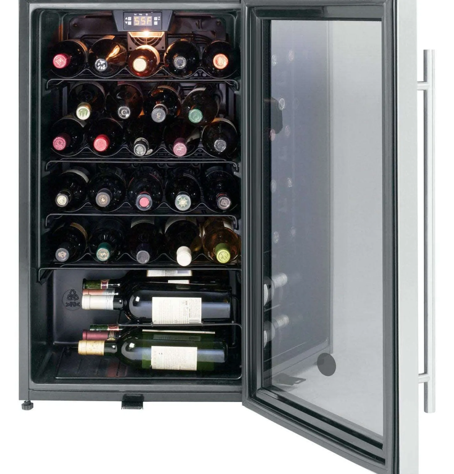 GE Refroidisseur à vin 4,1 pi3 Acier inoxydable 19" - GWS04HAESS