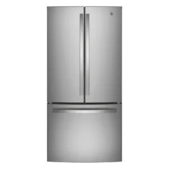 GE Réfrigérateur 18,6 pi3 33 po Acier inoxydable Congélateur en bas, Portes françaises - GWE19JYLFS