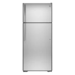 GE Réfrigérateur 18 pi3 30 po Acier inoxydable Congélateur en haut - GTE18FSLKSS