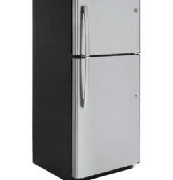 GE Réfrigérateur 18 pi3 30 po Acier inoxydable Congélateur en haut - GTE18FSLKSS