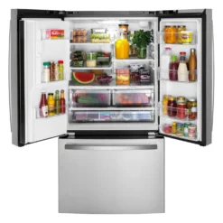 GE Réfrigérateur 20,6 pi3 36 po Acier inoxydable Portes françaises - GYE21JYMFS