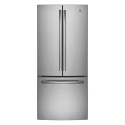 GE Réfrigérateur 20,8 pi3 30 po Acier inoxydable Congélateur en bas, Portes françaises - GNE21DYRKFS