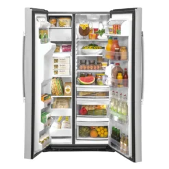 GE Réfrigérateur 21,8 pi3 36 po Acier inoxydable Côte à côte - GZS22IYNFS