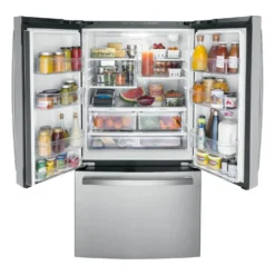 GE Réfrigérateur 21,9 pi3 36 po Acier inoxydable Portes françaises - GWE22JYMFS