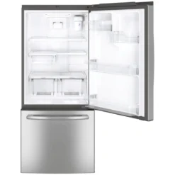 GE Réfrigérateur 21 pi3 30 po Inox Congélateur en bas - GDE21EYKFS
