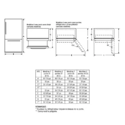 GE Réfrigérateur 21 pi3 30 po Inox Congélateur en bas - GDE21EYKFS