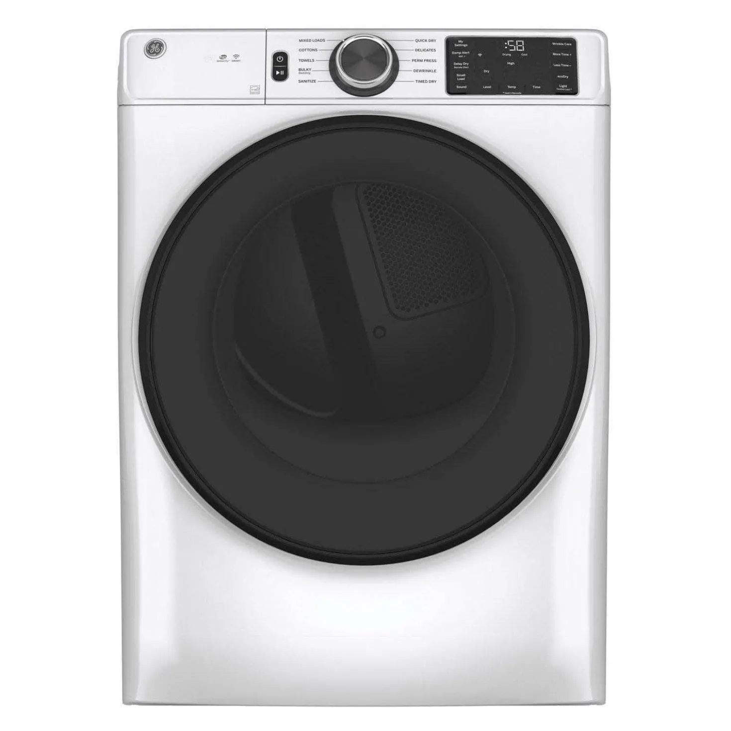 GE Sécheuse Chargement frontal Blanc 28" - GFD55ESMNWW