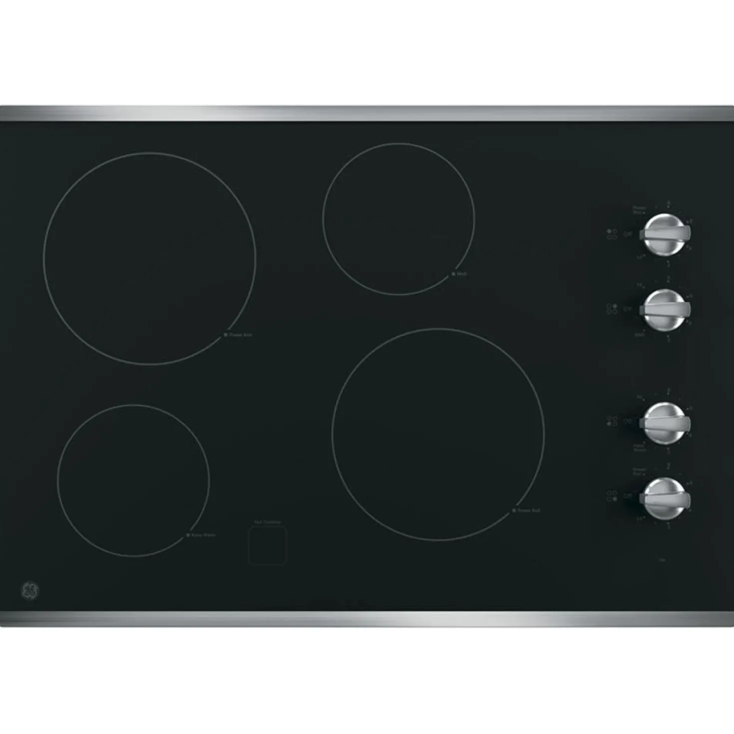 GE Table de cuisson Vitrocéramique Noir 30" Noir - JP3030SWSS