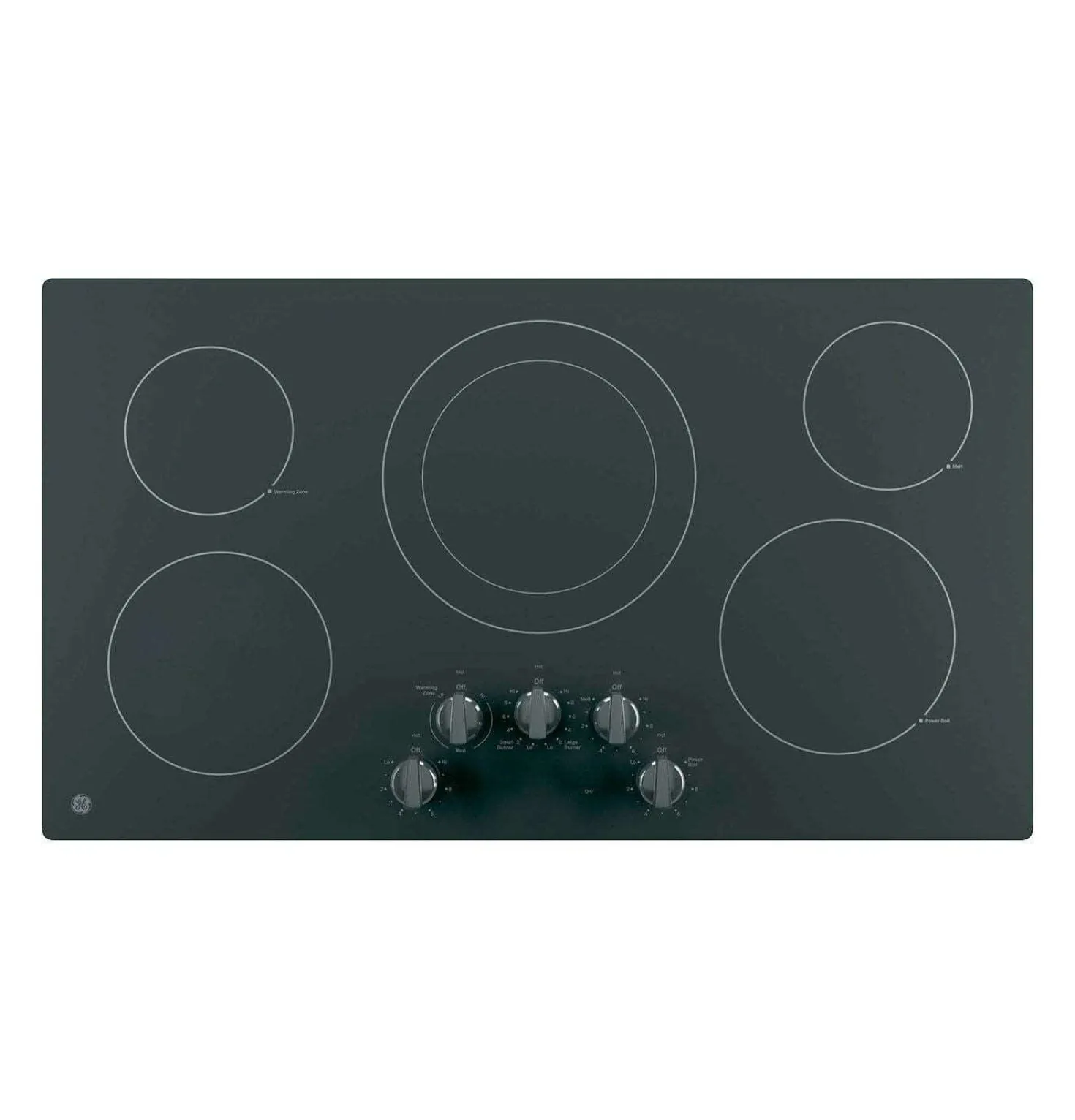 GE Table de cuisson Vitrocéramique Noir 36" Électrique Noir - JP3036DLBB