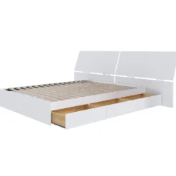 Grand lit avec rangement 3 tiroirs (60
