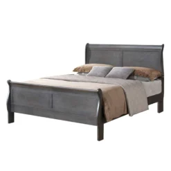 Grand lit avec tête de lit (60")