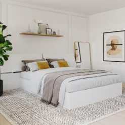 Grand lit avec tête de lit (60