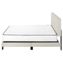 Grand lit en tissu avec tête de lit (60