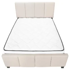 Grand lit en tissu avec tête de lit (60
