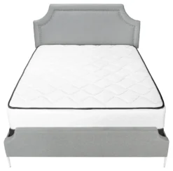 Grand lit en tissu avec tête de lit (60
