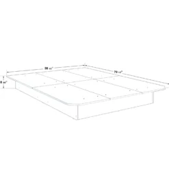 Grand lit plateforme (60