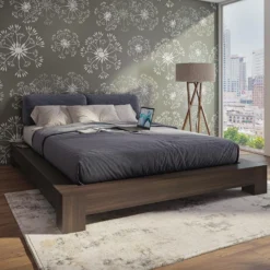 Grand lit plateforme (60