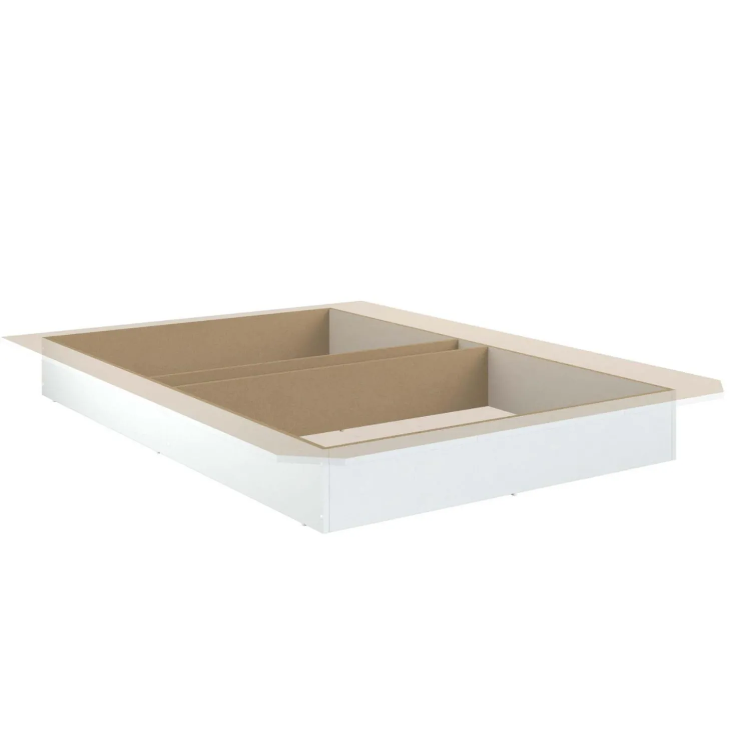 Grand lit plateforme (60'')