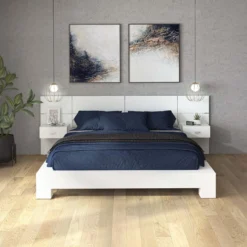 Grand lit plateforme (60'')