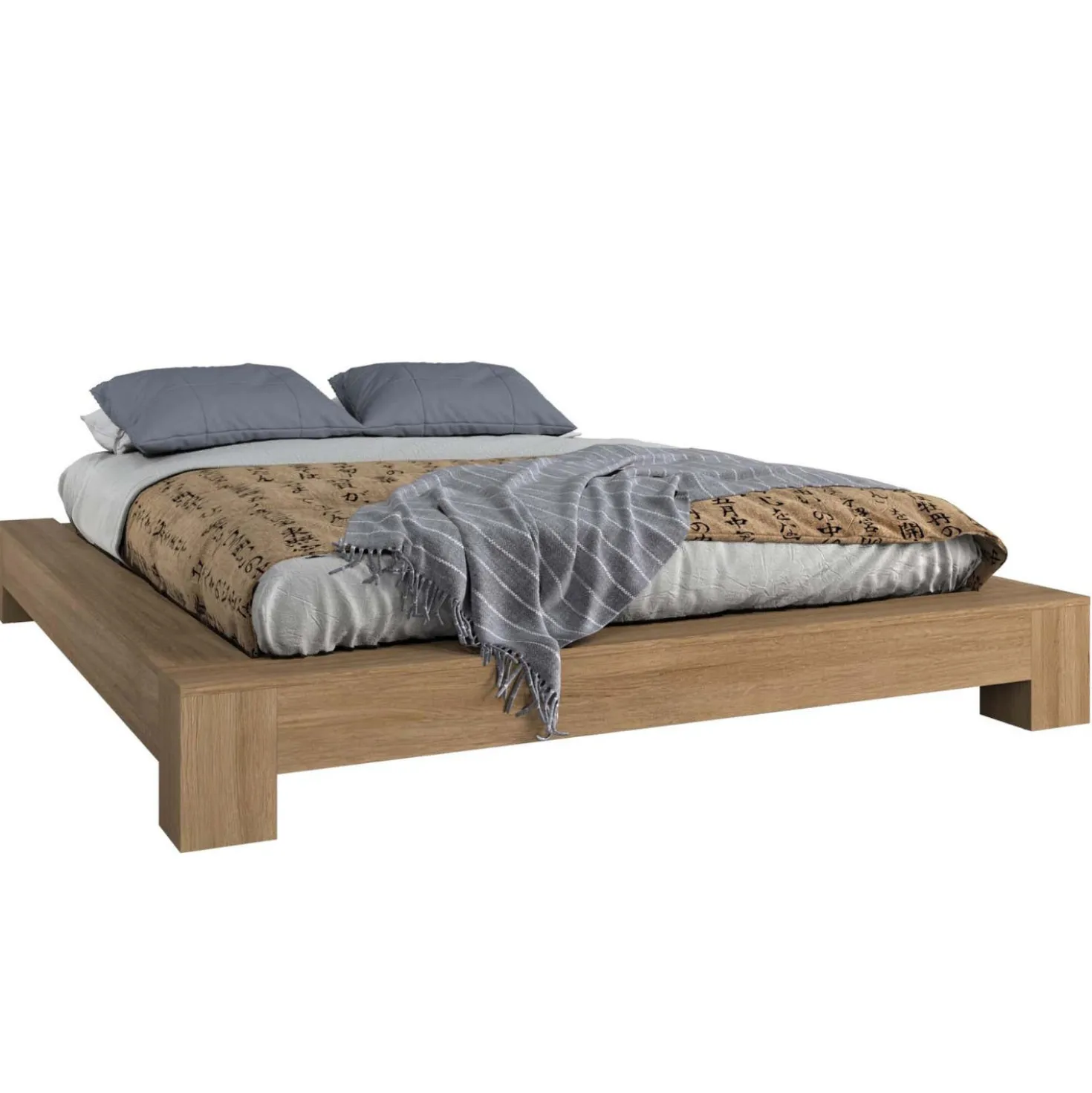 Grand lit plateforme (60'')