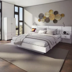 Grand lit plateforme (60'')