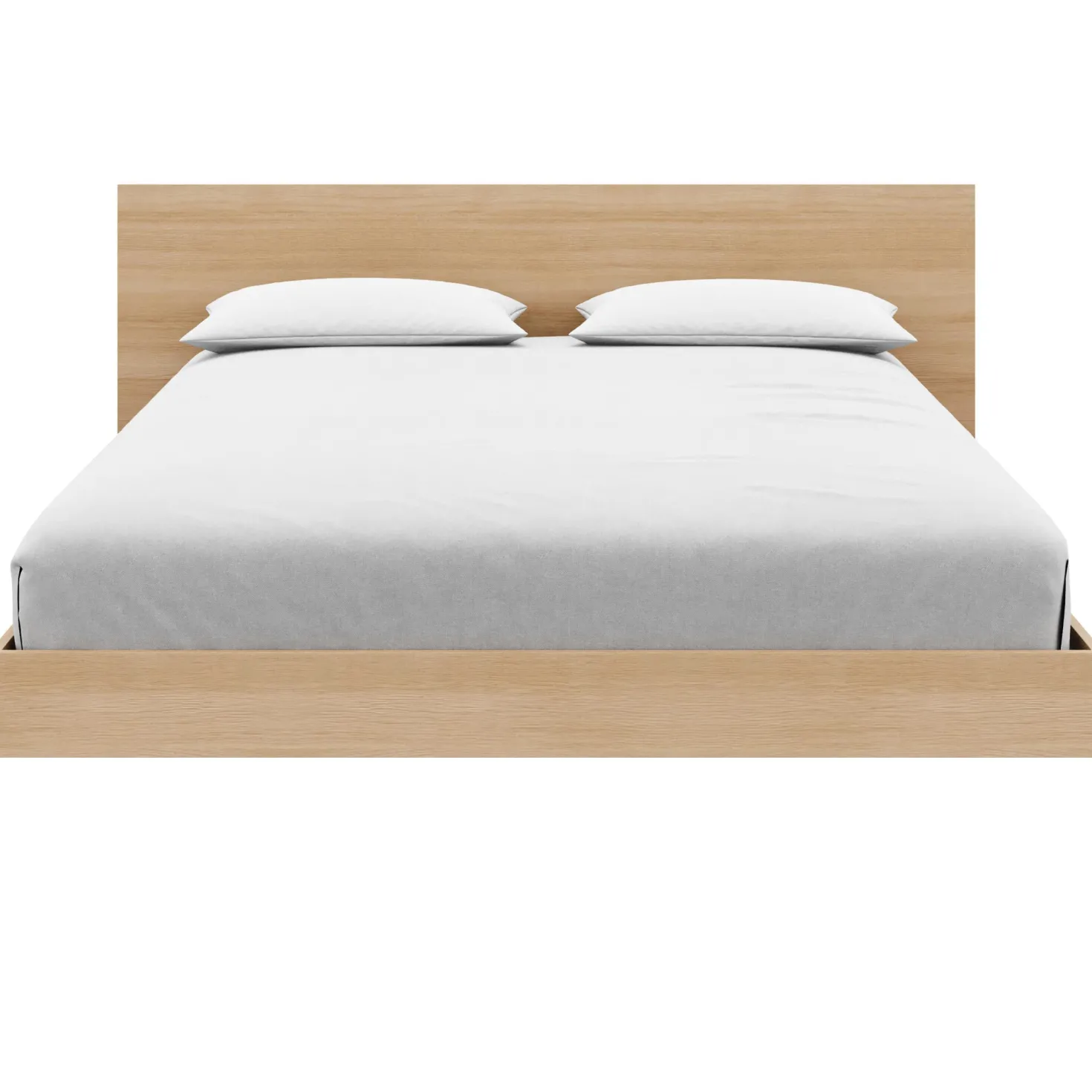 Grand lit plateforme avec tête de lit (60") - Nexera