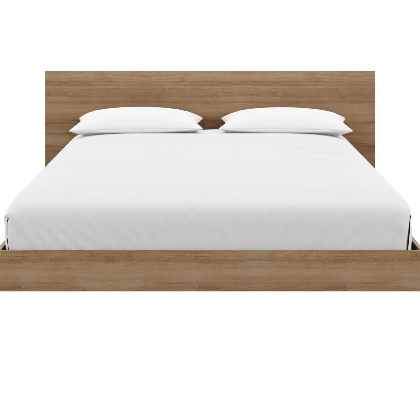Grand lit plateforme avec tête de lit (60") - Nexera