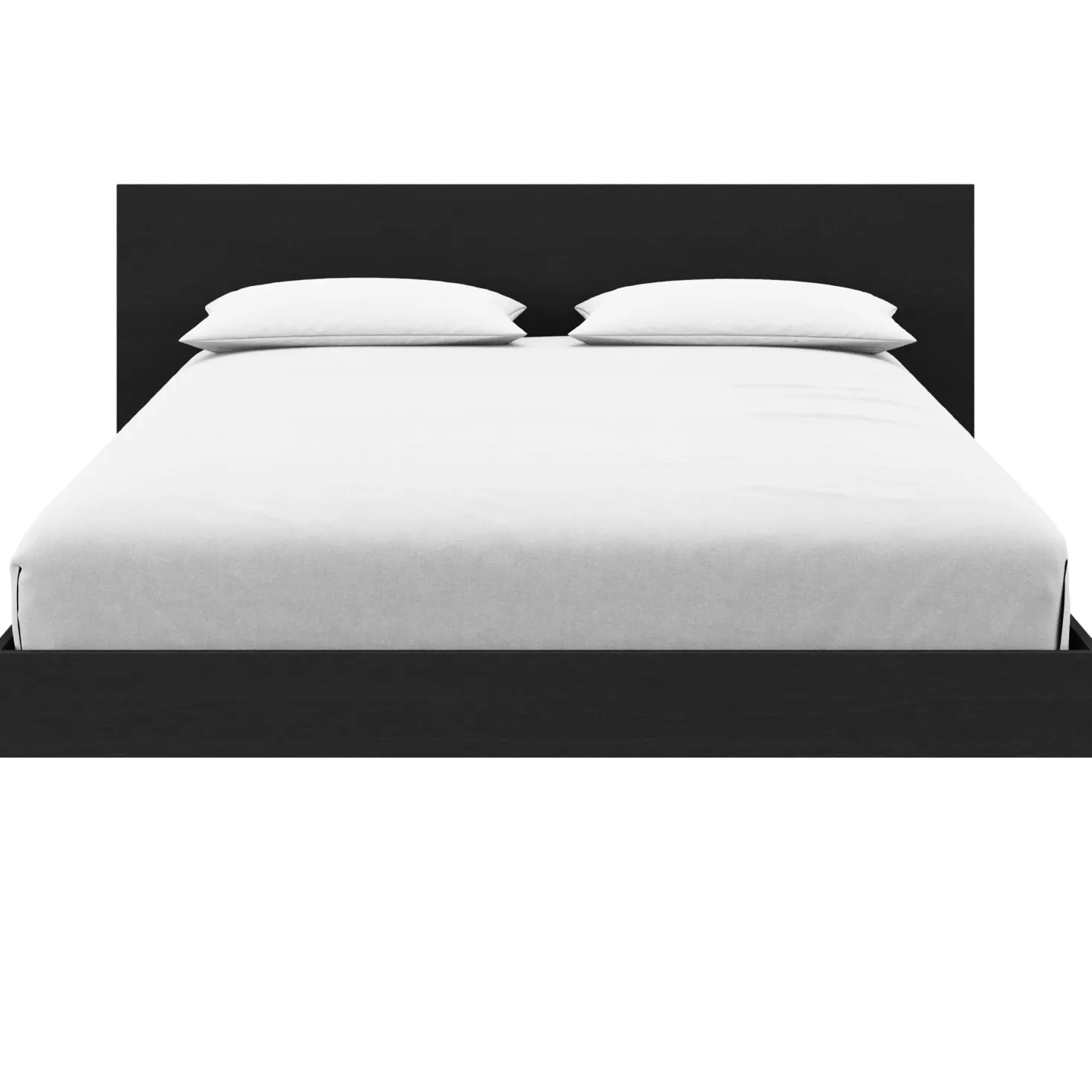 Grand lit plateforme avec tête de lit (60") - Nexera