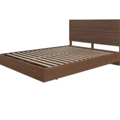 Grand lit plateforme avec tête de lit (60") - Nexera