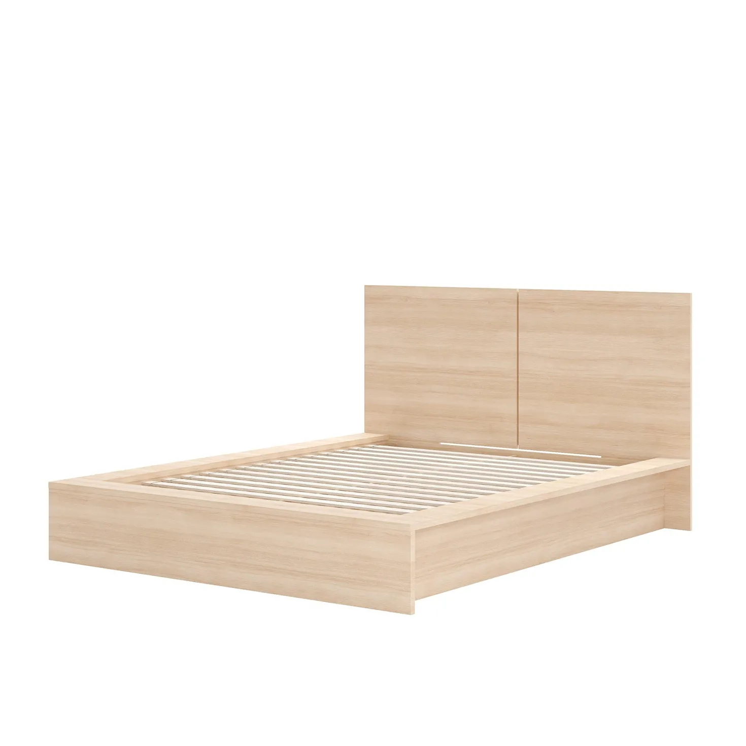 Grand lit plateforme avec tête de lit (60") - Nexera